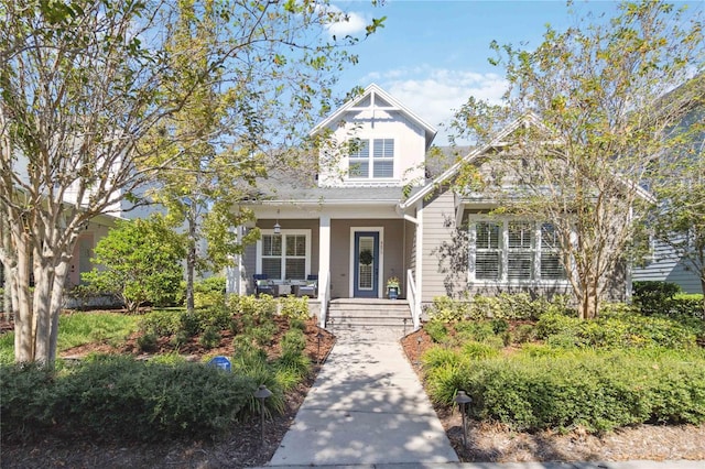 view of front of house with a porch