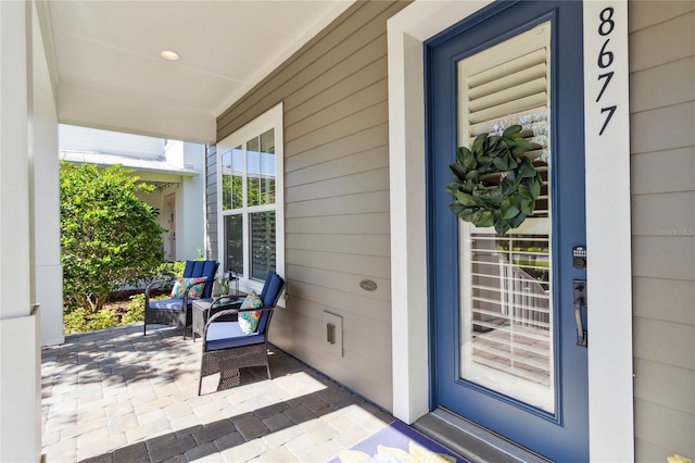 exterior space featuring a porch