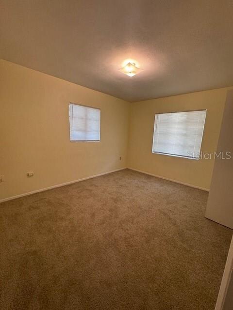 empty room featuring carpet flooring