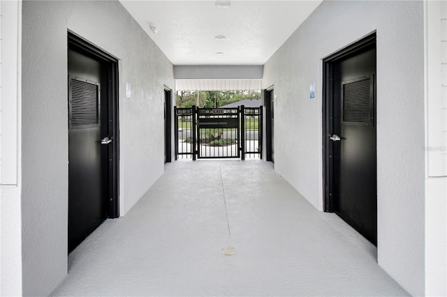 1541 Heritage Pl, Oviedo, FL 32765 - hall with finished concrete flooring