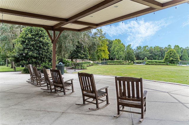 view of patio