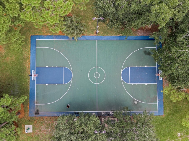 view of sport court