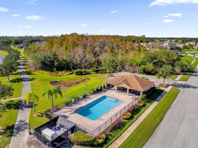 view of pool