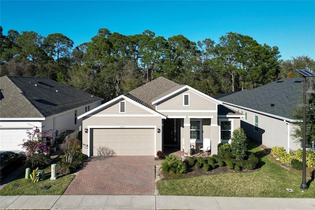 ranch-style house with a garage