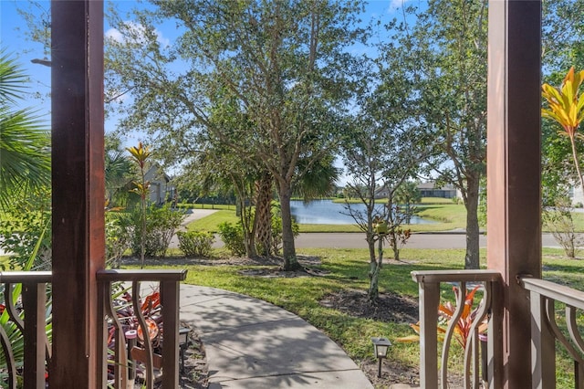 1562 Anorada Blvd, Kissimmee, FL 34744 - view of grassy yard with a water view