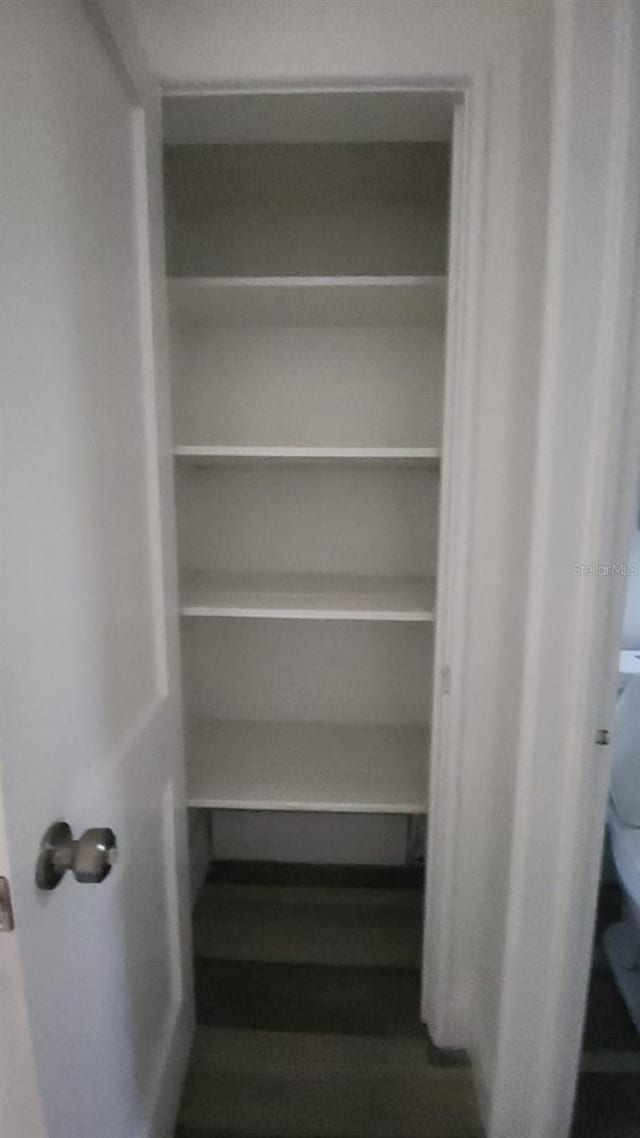 view of closet