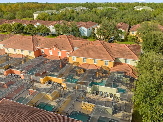 8962 Cuban Palm Rd, Kissimmee, FL 34747 - aerial view of residential area with a heavily wooded area
