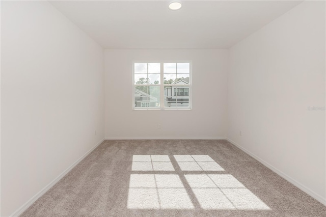 empty room with light carpet