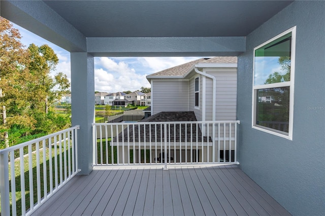 5648 Green Arrow Pl, Sanford, FL 32773 - wooden deck with a residential view