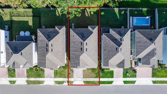 5648 Green Arrow Pl, Sanford, FL 32773 - aerial view of property and surrounding area featuring property boundaries highlighted