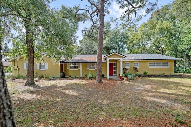 view of ranch-style house