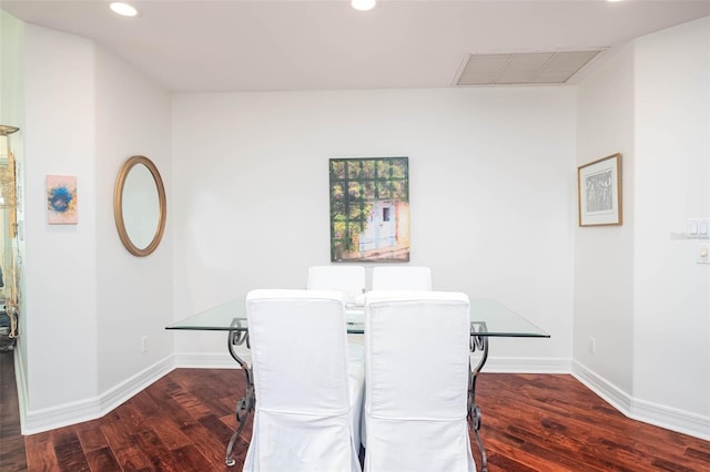 340 S Palm Ave Unit 11, Sarasota, FL 34236 - dining room with recessed lighting and wood finished floors