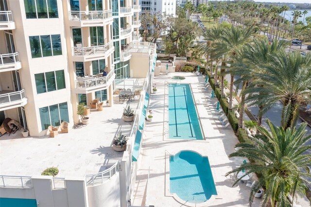 340 S Palm Ave Unit 11, Sarasota, FL 34236 - view of swimming pool