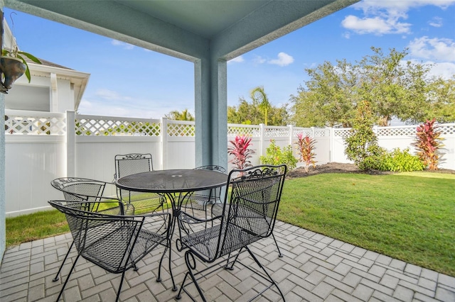 view of patio