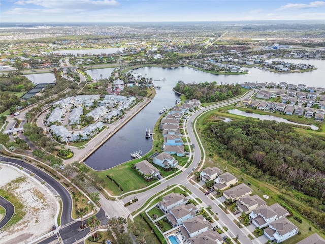 307 Shore Crab Way, Apollo Beach, FL 33572 - view of property location featuring a large body of water and nearby suburban area