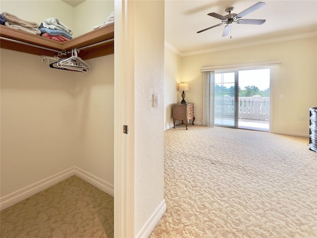 7612 Cabana Ct Unit 303, Reunion, FL 34747 - spacious closet featuring carpet flooring and a ceiling fan