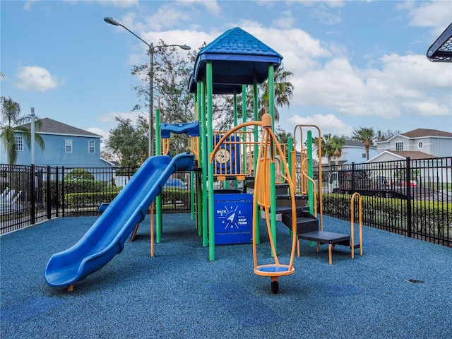 view of jungle gym