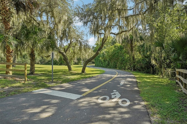 view of road