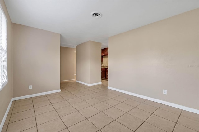 view of tiled empty room