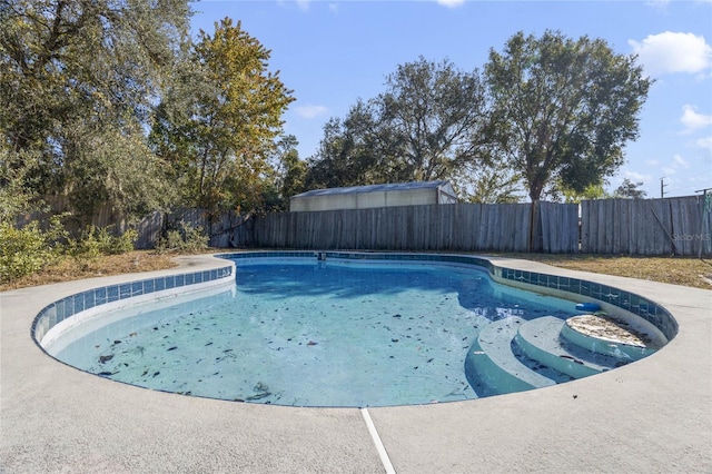 view of pool