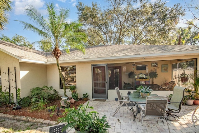 exterior space featuring a patio