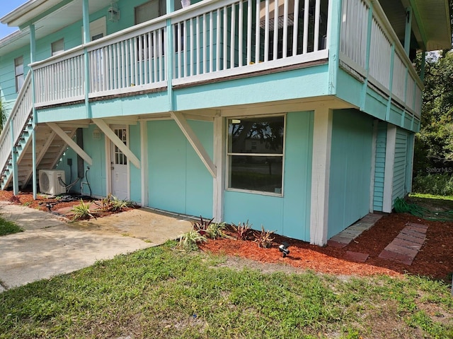 exterior space featuring ac unit