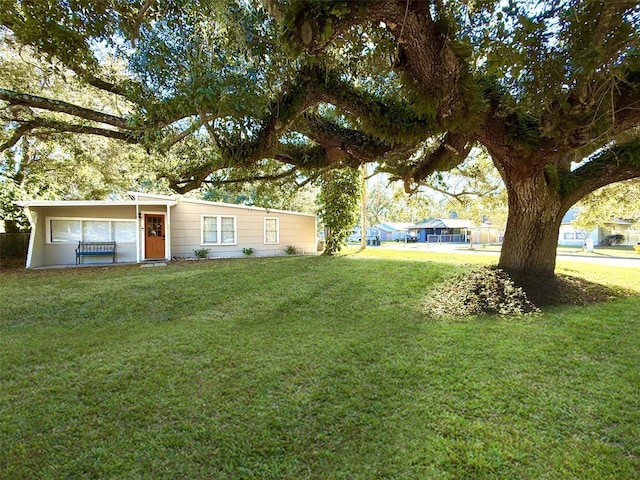 view of yard