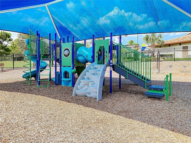 view of play area