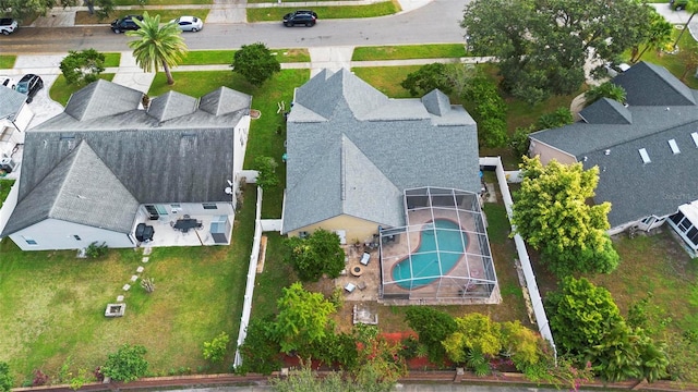 12512 Tillingham Ct SW, Orlando, FL 32837 - aerial perspective of suburban area with a pool