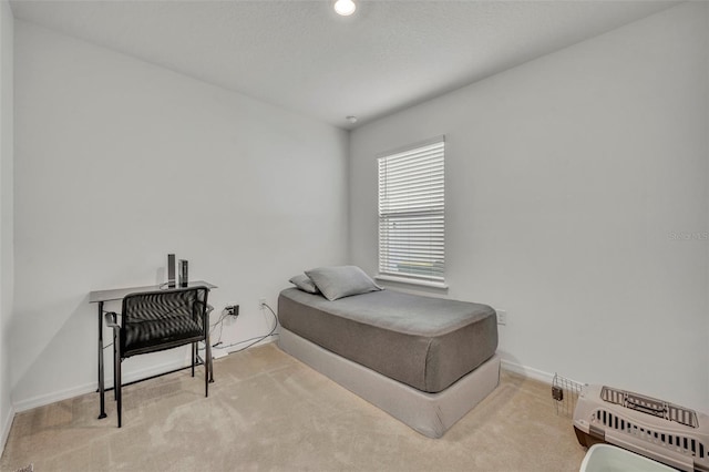 bedroom with carpet flooring