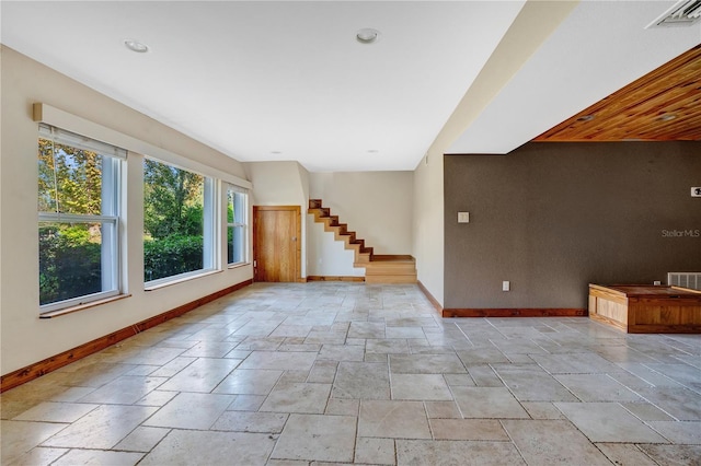 view of unfurnished living room