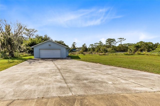 exterior space featuring a lawn