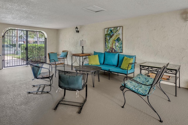 view of patio with outdoor lounge area