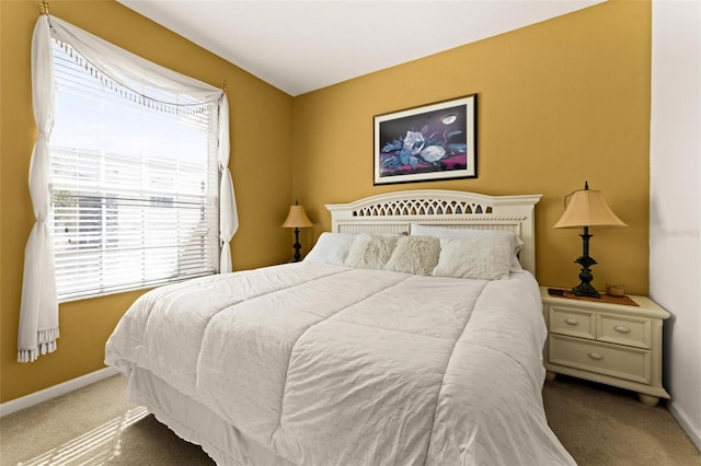 bedroom with carpet flooring