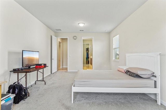 bedroom featuring carpet flooring