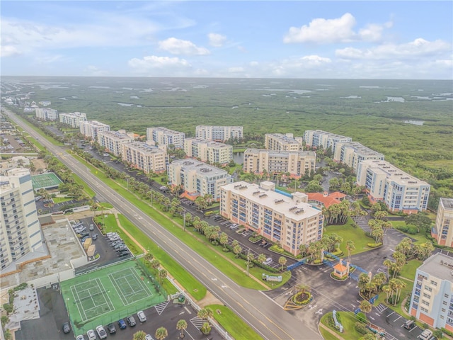 5300 S Atlantic Ave Unit 2-502, New Smyrna Beach, FL 32169 - bird's eye view of a heavily wooded area