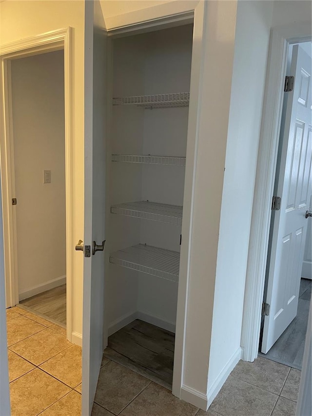 view of closet