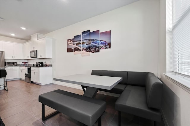 view of dining area