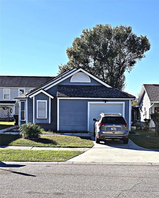 ranch-style house with a garage