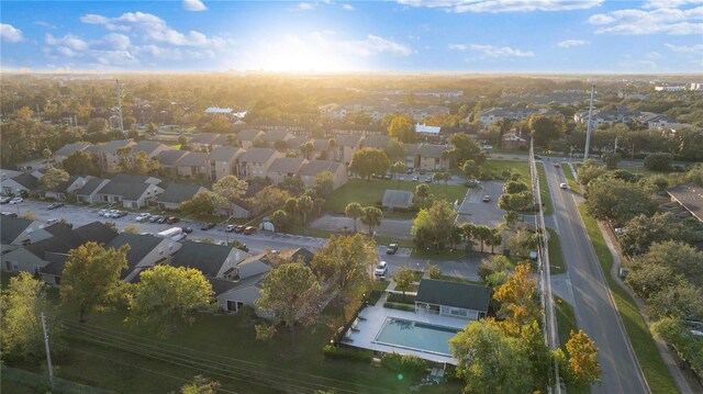 5208 Via Hacienda Cir Unit 201, Orlando, FL 32839 - view of property location with nearby suburban area and a pool