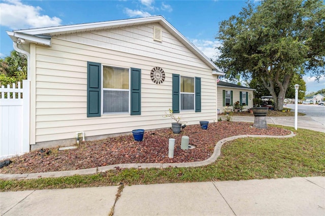 view of front of home