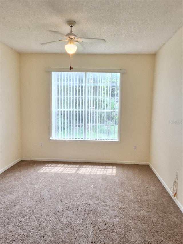 13103 Mulberry Park Dr Unit 817, Orlando, FL 32821 - carpeted spare room featuring a ceiling fan and a textured ceiling