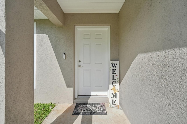 view of entrance to property