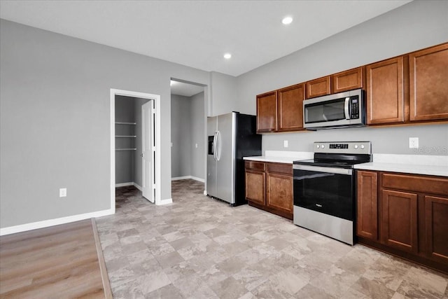 kitchen featuring stainless steel appliances