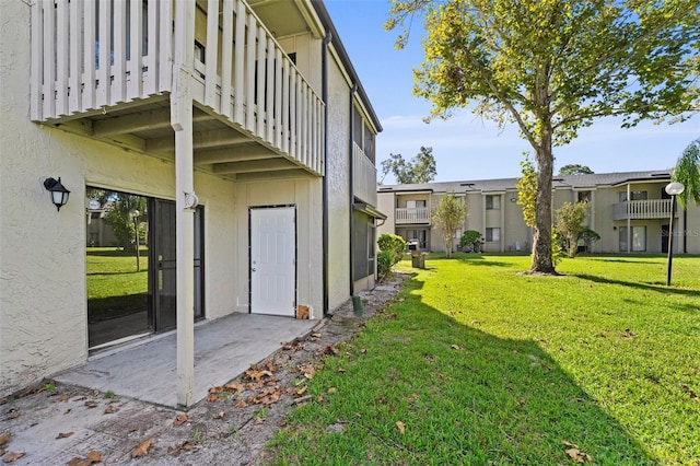 exterior space with a balcony