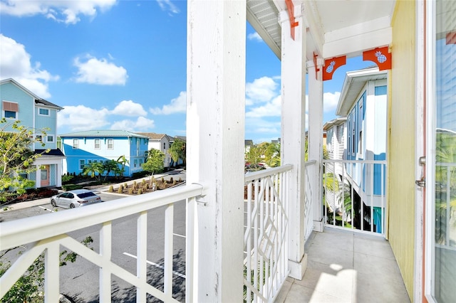 balcony with covered porch