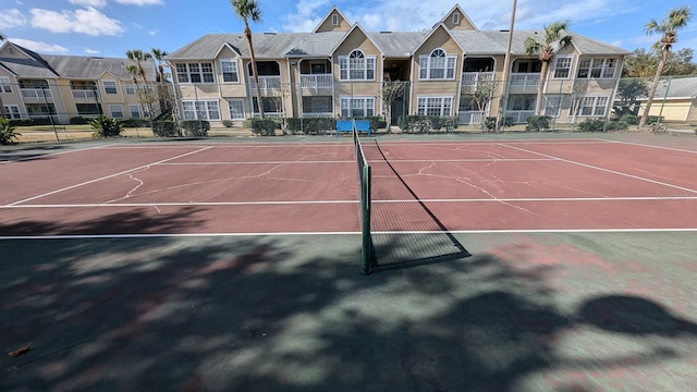 view of sport court featuring basketball court