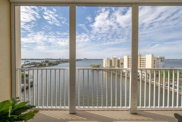 134 Starboard Ln Unit 705, Merritt Island, FL 32953 - balcony with a water view