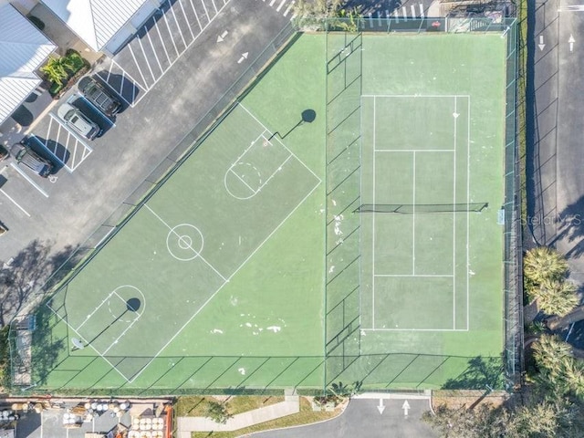 view of basketball court