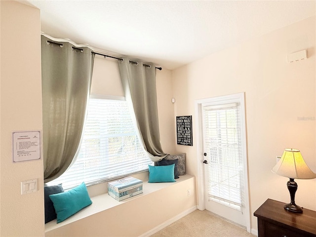 2856 Oakwater Dr Unit 2856, Kissimmee, FL 34747 - doorway to outside with carpet floors and baseboards